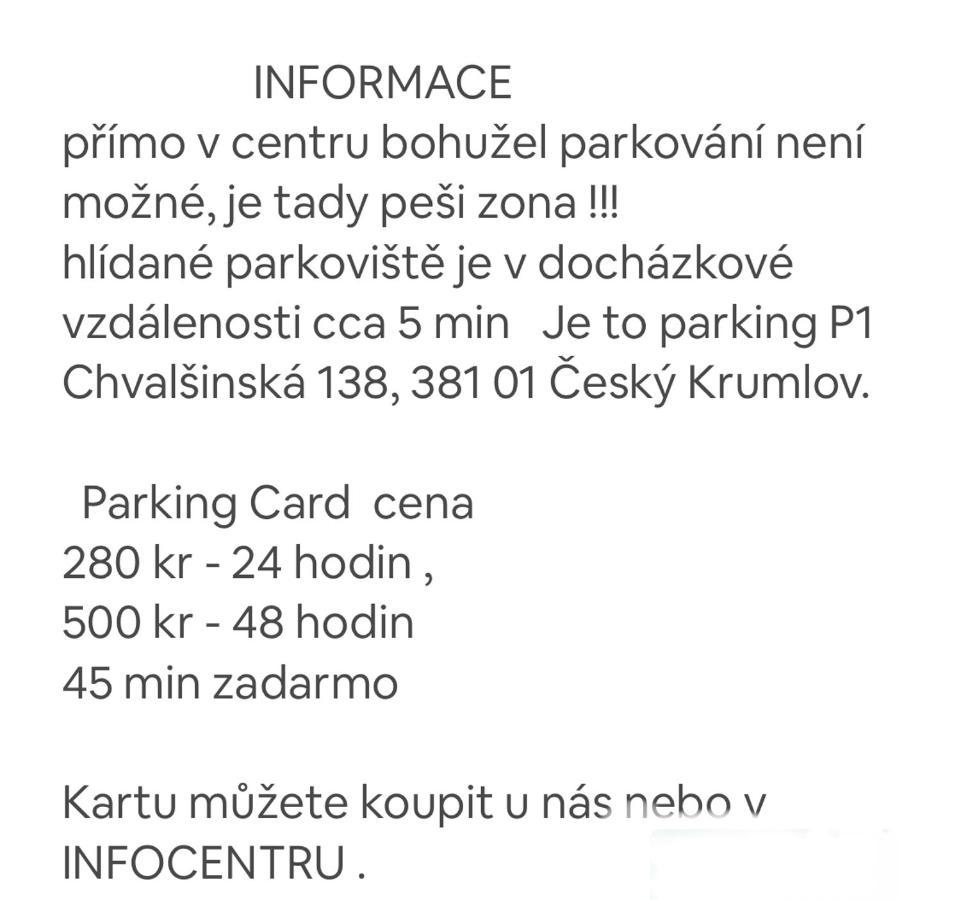 Apartman Galant Cesky Krumlov Ngoại thất bức ảnh